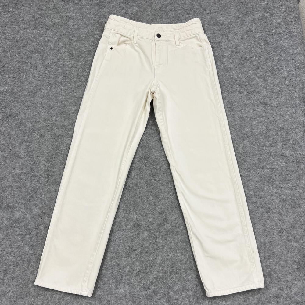 VERONICA BEARD Pants Womens 27 4 White Chino Slim Straight Twill Casual FIT28x28